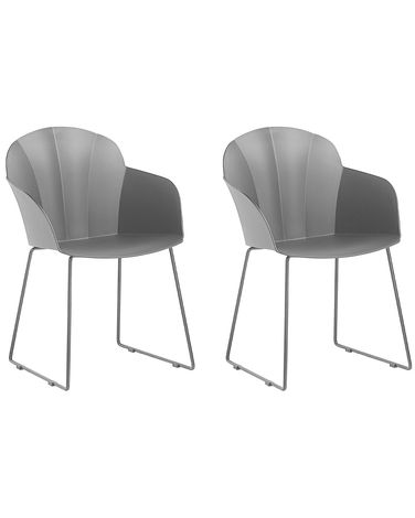 Lot de 2 chaises de salle à manger SYLVA Noir