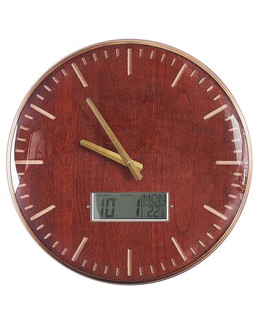 Horloge murale BRUGG 43 cm Marron doré