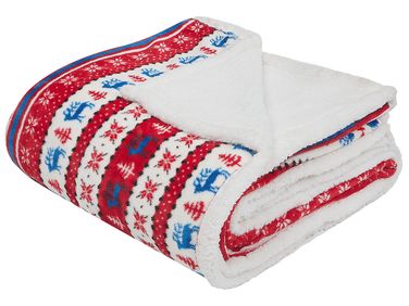 Couverture REKA 200 x 220 cm Rouge