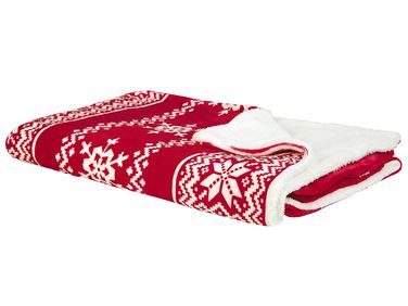 Couverture VANTAA 150 x 200 cm Rouge