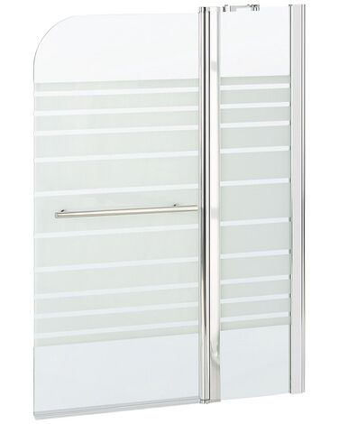 Paroi de bain douche TUAPI II 140 x 120 cm Argenté