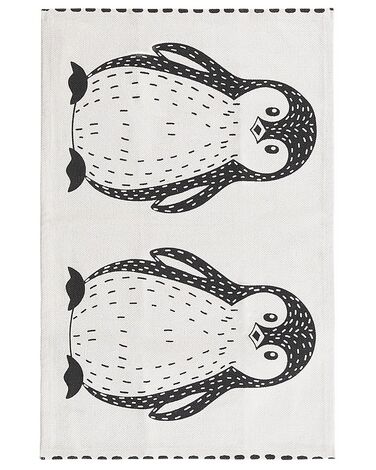Kids Rug HAJDARABAD White 60 x 90 cm Cotton