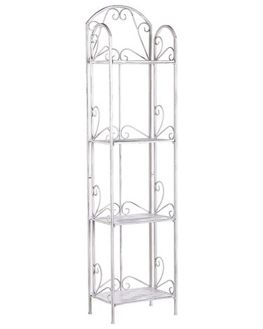 Rek VALDIVIA Metaal 166 cm 40 cm Wit