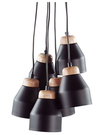 Lampe suspension CESTOS Métal Noir