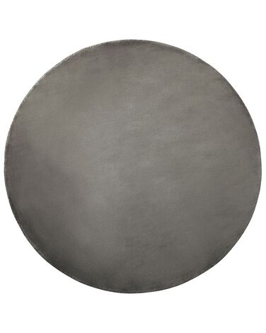 Rug GESI II Dark Grey ø 140 cm Viscose