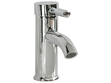 Basin Mixer Tap RUSUMO Brass Silver