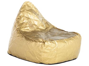 Pouf poire 200 L DROP 63 cm 75 cm Doré