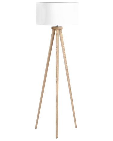 Lampadaire NITRA Bois de chêne Blanc