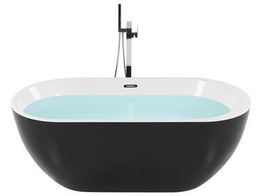 Freestanding Bathtub NEVIS 1700 x 800 mm Black