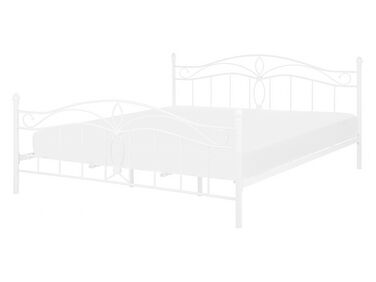 Bed Metal ANTLIA 140 x 200 cm (EU Double) White