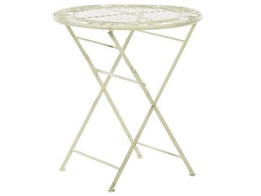 Bistro Table BIVIO 70 cm 70 cm Metal Light Green