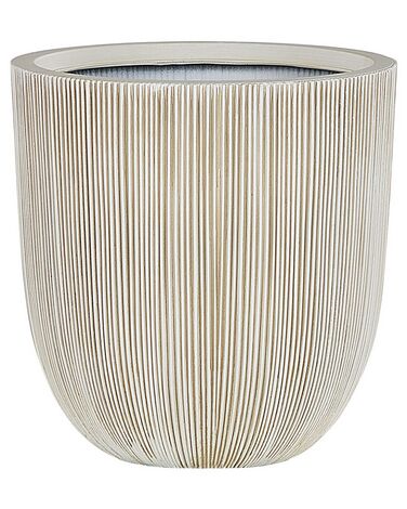 Plant Pot CHIOS 37 cm Beige