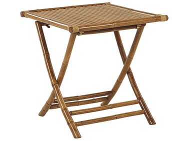 Bistrotafel MOLISE 70 cm 70 cm Bamboe Bruin