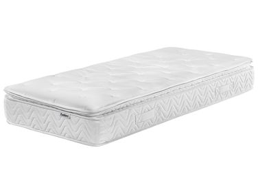 Matelas à ressorts ensachés en mousse à mémoire de forme LUXUS H2/3 Moyen 90 x 200 cm