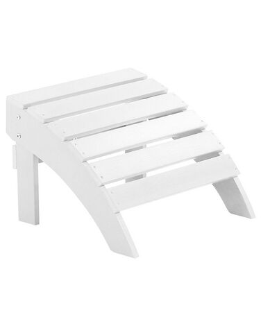 Pouf de jardin ADIRONDACK Blanc