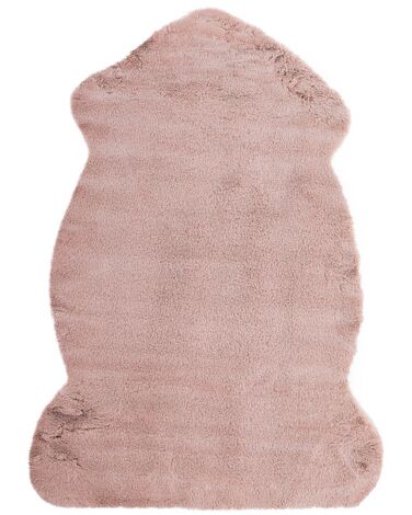 Faux Fur Rug UNDARA Pink 60 x 90 cm