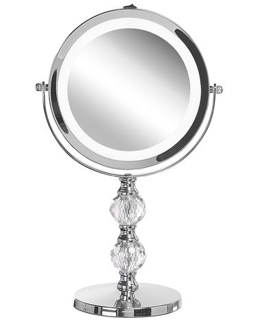 Makeup Mirror LED CLAIRA Silver