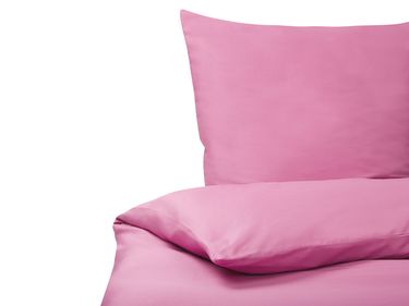 Dekbedovertrekset HARMONRIDGE Katoen-satijn 220 x 240 cm Roze