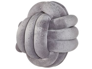 Sierkussen MALNI Fluweel 30 x 30 cm Grijs effen