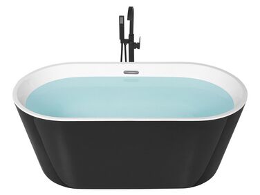 Freestanding Bathtub HAVANA 1600 x 760 mm Black/ White