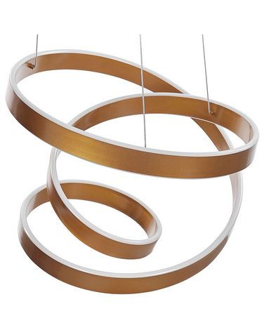 Lampe LED suspendue WANLI Métal Doré
