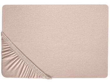 Hoeslaken HOFUF Katoen 140 x 200 cm Beige