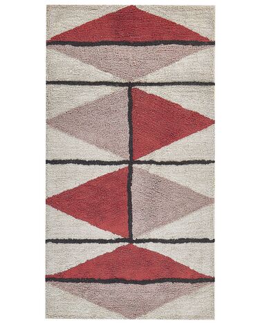 Vloerkleed PURNIA Meerkleurig 80 x 150 cm Katoen