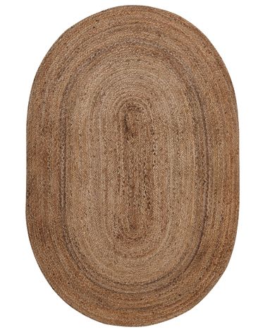 Vloerkleed DEMIRCI Beige 120 x 180 cm Jute