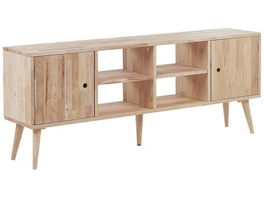 TV Stand CHANDLER Wood Light Brown