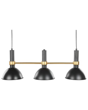 Lampe suspension BELES Métal Noir