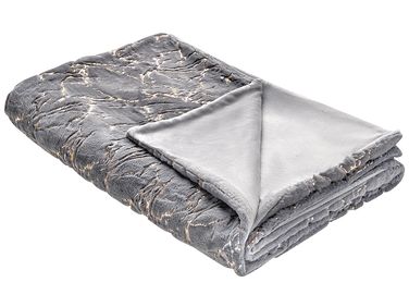 Couverture GODAVARI 130 x 180 cm Gris