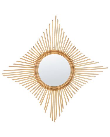 Miroir MAJENE 60 cm 60 cm Rotin Naturel