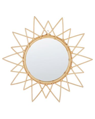 Miroir AROEK 61 cm 61 cm Rotin Naturel