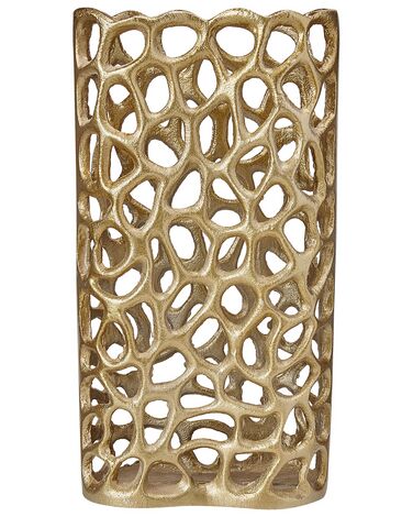 Decoratieve vaas SANCHI Metaal 33 cm Goud
