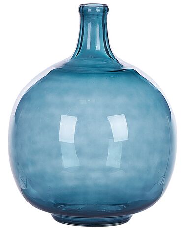 Decoratieve vaas CHAPPATHI Glas 31 cm Blauw