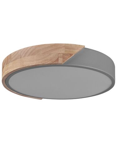 Plafonnier à LED PATTANI Métal Gris