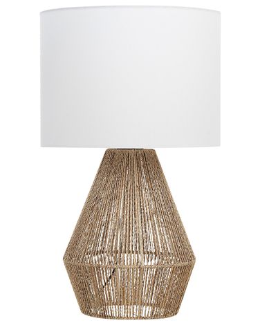 Lampe à poser MALEWA Corde en papier Naturel