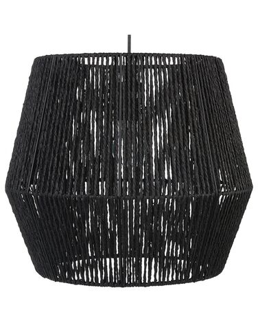 Hanglamp GWERU Papierkoord Zwart