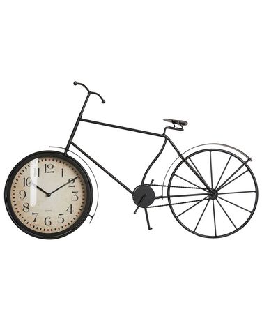 Horloge LILLO 59 cm Métal Noir
