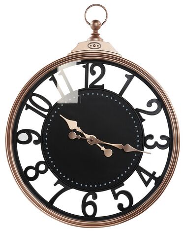 Horloge murale ALLOZA 44 cm Noir