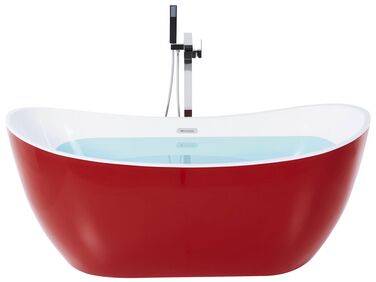 Freestanding Bathtub ANTIGUA 1800 x 780 mm Red