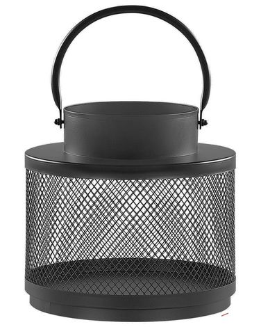 Lantaarn YAMDENA Metaal 24 cm Zwart