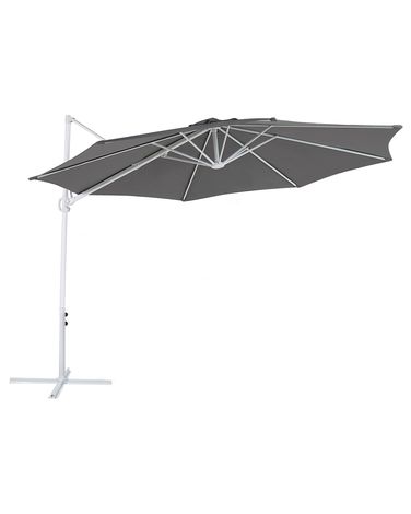 Parasol déporté 295 cm SAVONA II Gris foncé