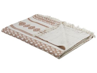Couverture JORHAT Coton 130 x 180 cm Beige