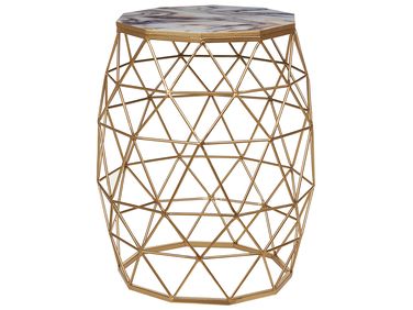 Side Table HALSEY Gold
