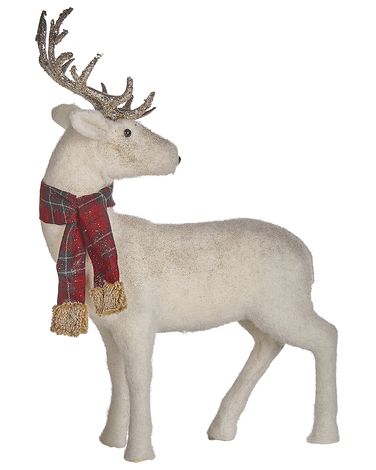 Accessoire Décoratif MUSTOLA Renne 51 cm Blanc