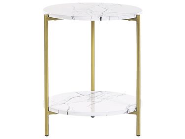 Side Table REVA White Marble