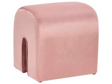 Poef MODOC Fluweel Roze