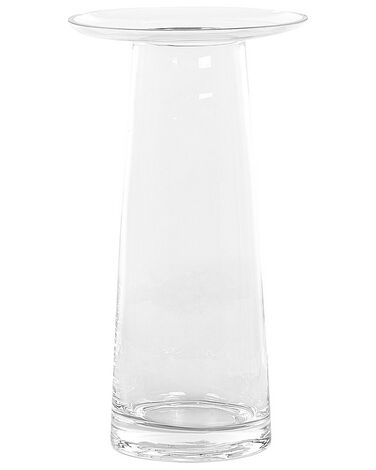 Flower Vase MANNA Glass 26 cm Transparent