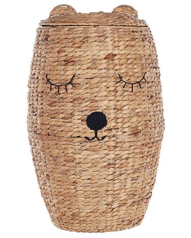 Panier enfants Ours en peluche SAMBUR Osier Naturel